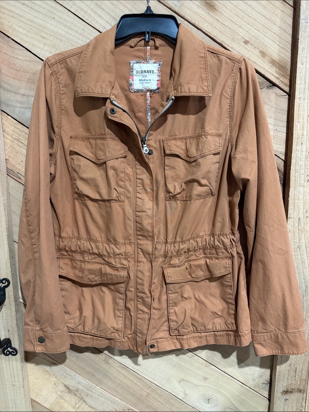 Old Navy Women's Rust Utility Jacket